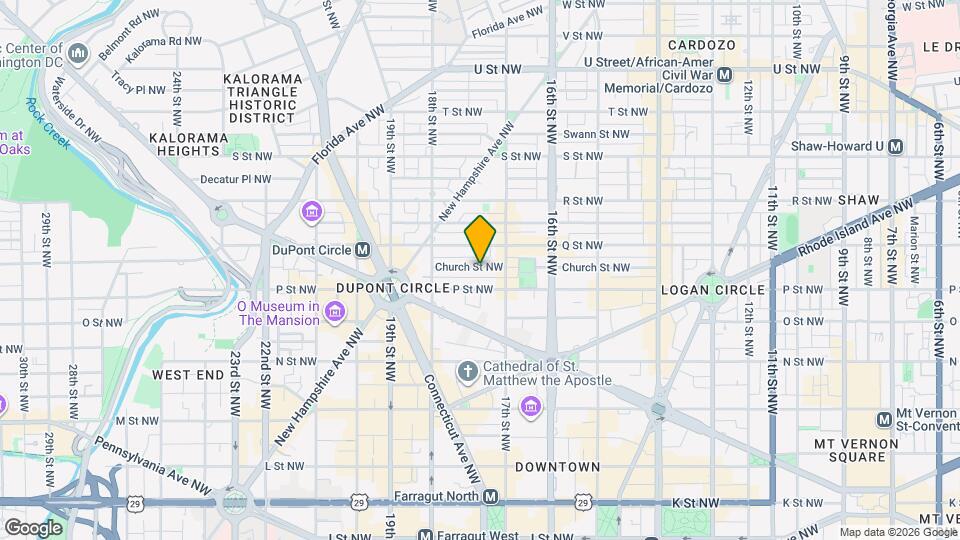 1732 Church St NW Map and Location Details