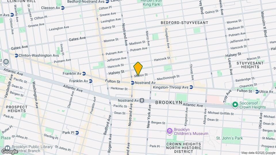 58 Macon St Map and Location Details