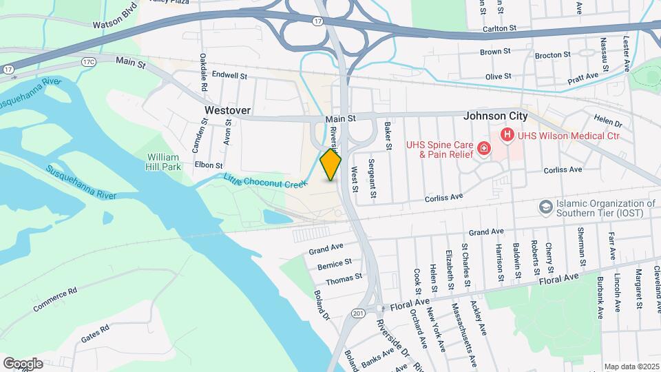 734 Riverside Dr Map and Location Details