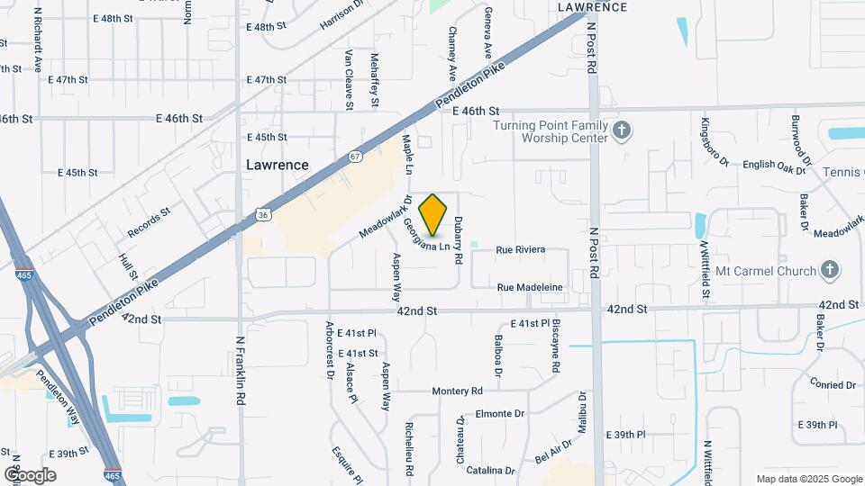 8524 Georgiana Ln Map and Location Details