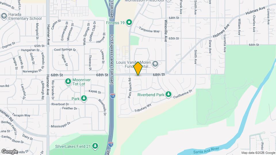 12012 Oxbow Way Map and Location Details