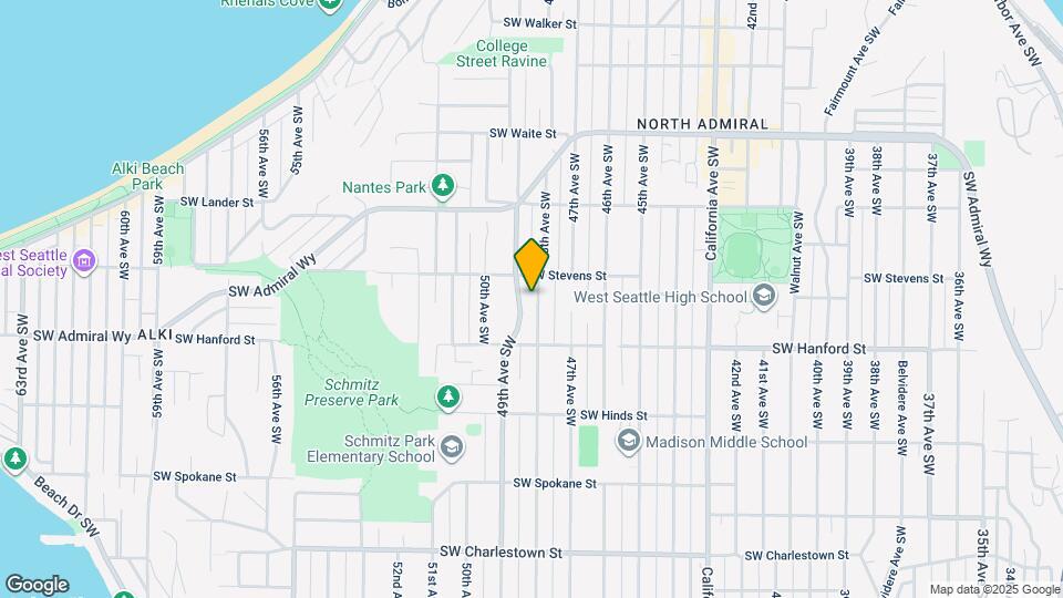 3019 48th Ave SW Map and Location Details