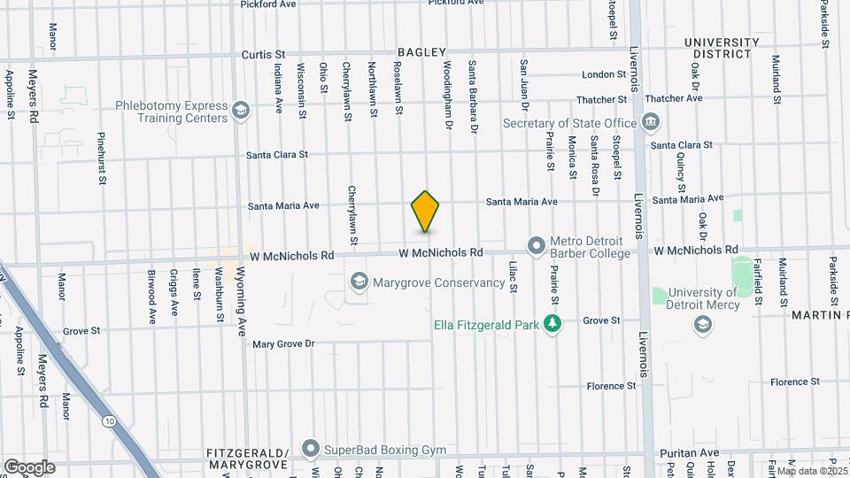 17125 Greenlawn St, Unit Upper Map and Location Details