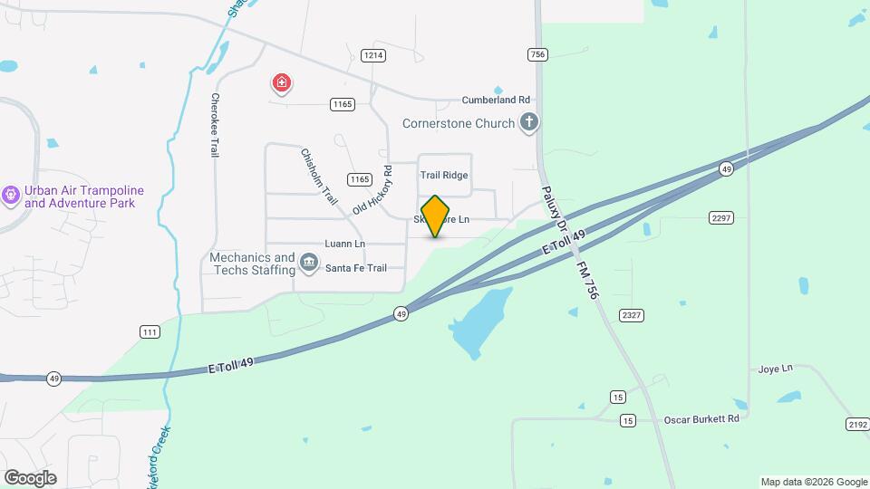 1625 Legacy Dr Map and Location Details