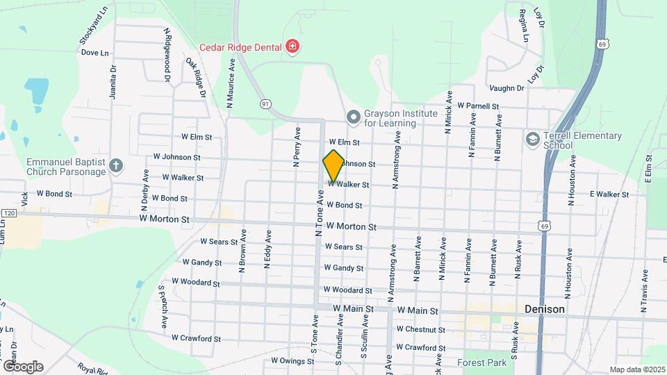 1014 W Walker St Map and Location Details