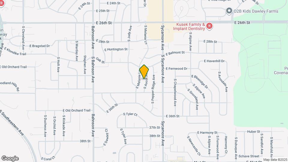 2601 S Ascot Ave Map and Location Details