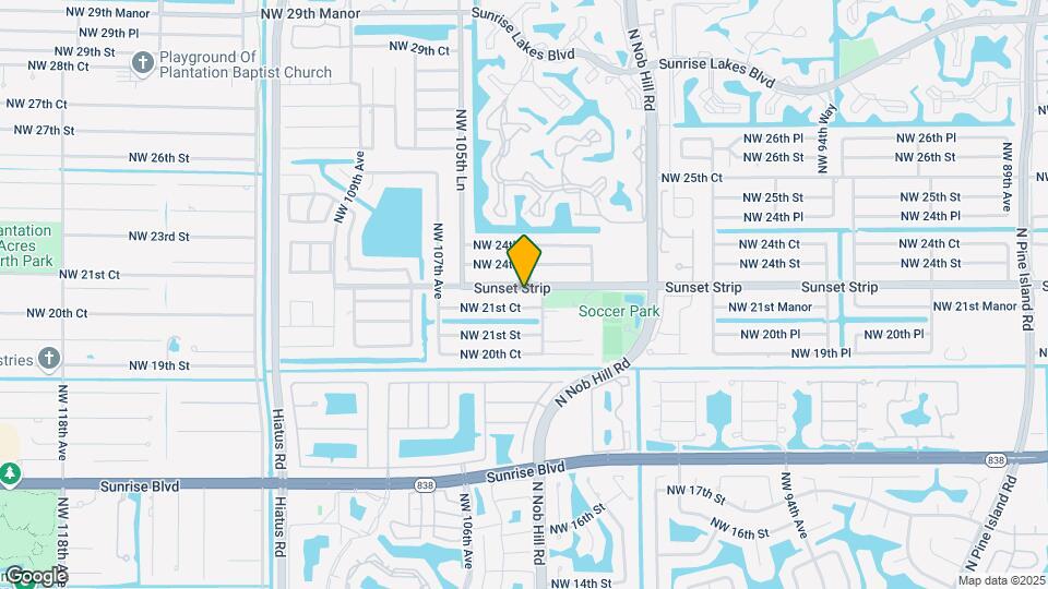 10430 Sunset Strip Mapa y Detalles de la Ubicación