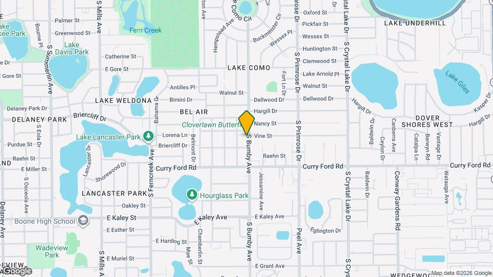 1316 S Bumby Ave Map and Location Details