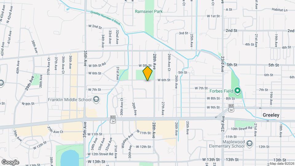 2808 W 6th St Map and Location Details