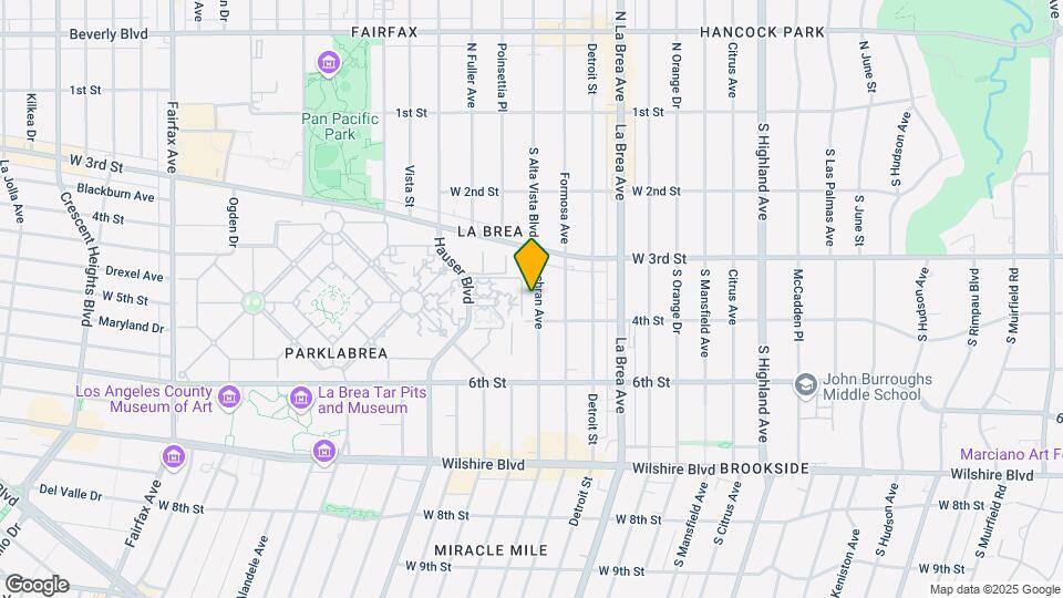 353 S Cochran Ave Map and Location Details