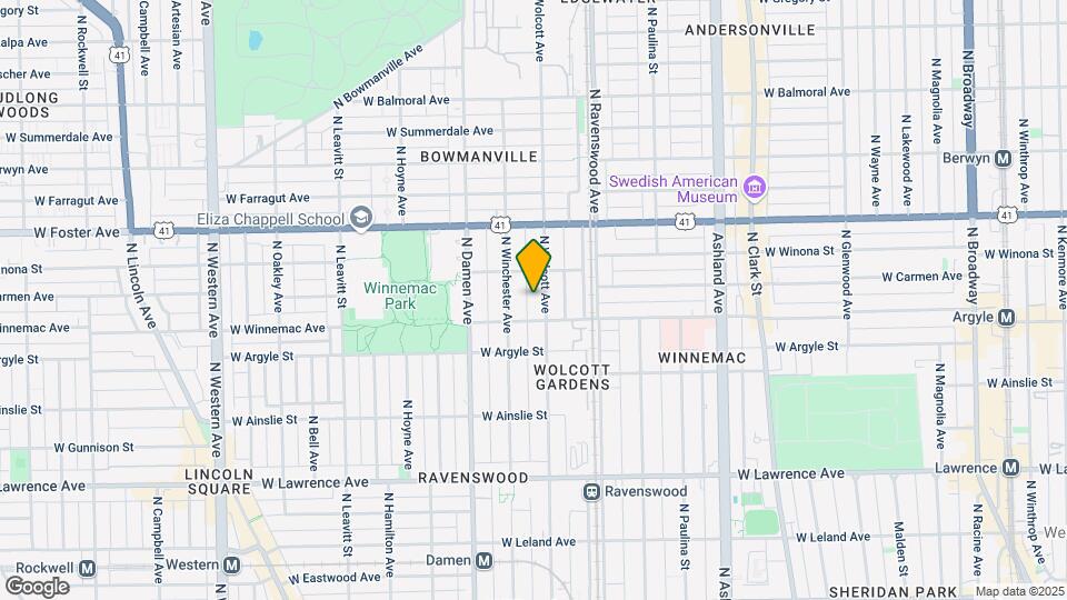 5048 N Wolcott Ave, Unit 1 Map and Location Details