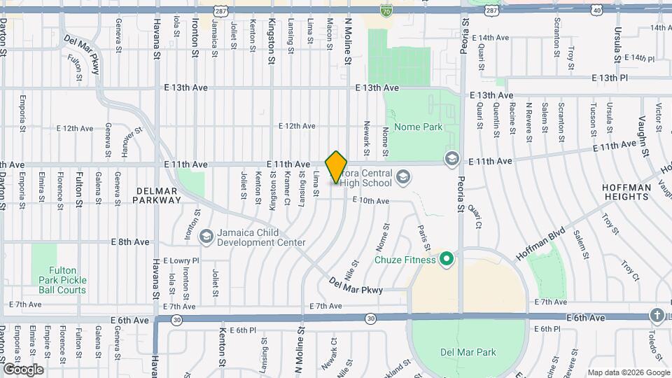 1030 Macon St Map and Location Details