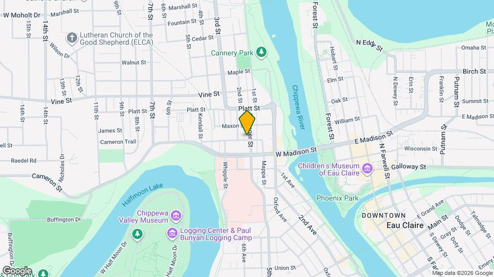 302 Cameron St, Unit Duplex Cameron st Map and Location Details