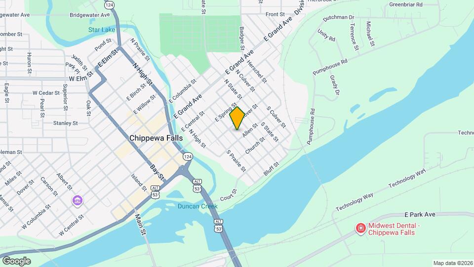 15 S Grove St Map and Location Details