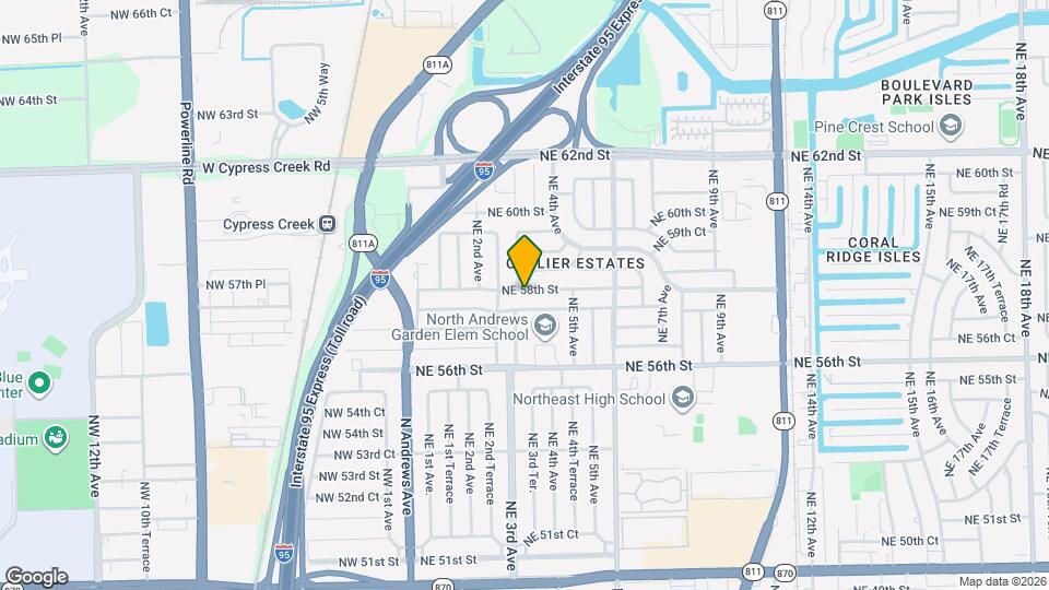 310 NE 58th St Map and Location Details