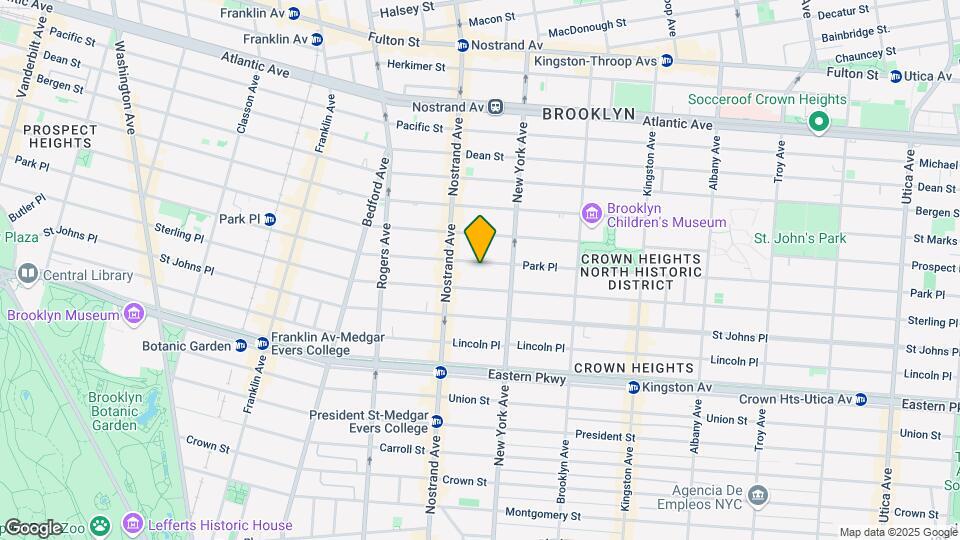 872 Park Pl Map and Location Details