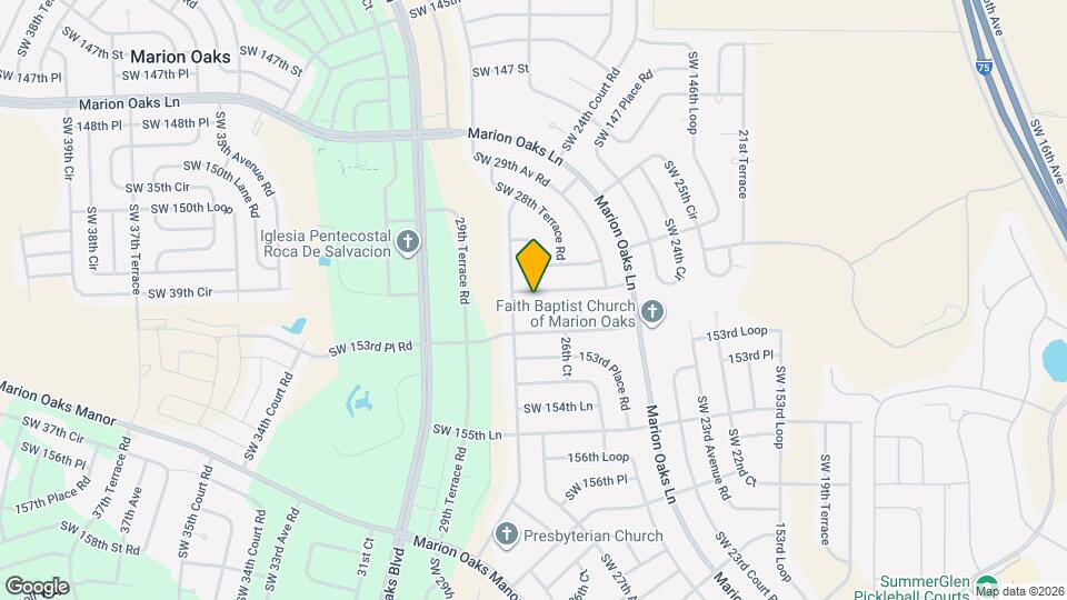 2710 SW 152nd Ln Map and Location Details