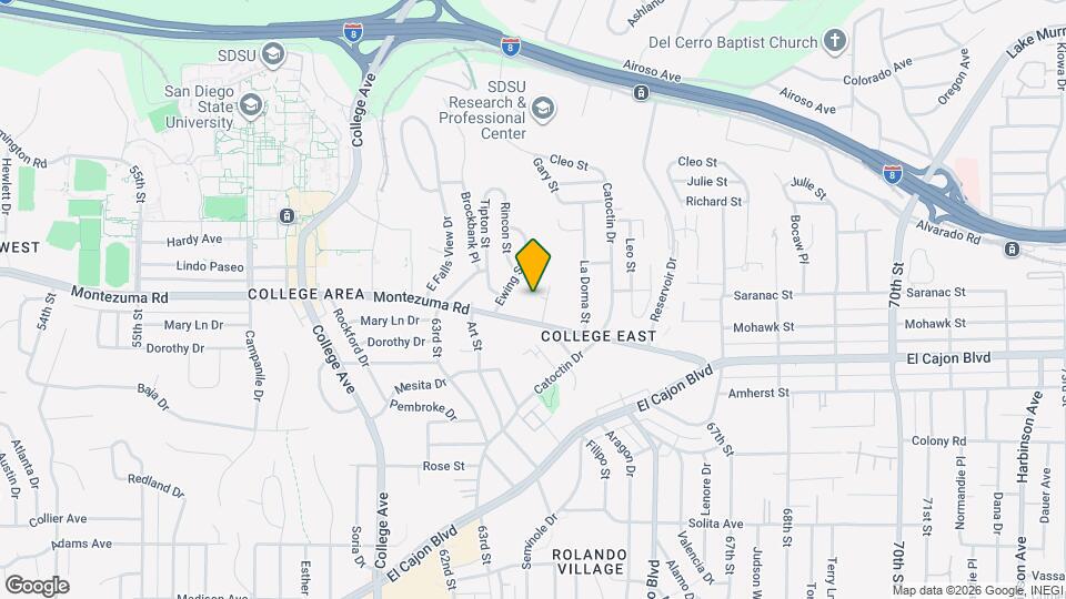 6411 Gary Ct Map and Location Details