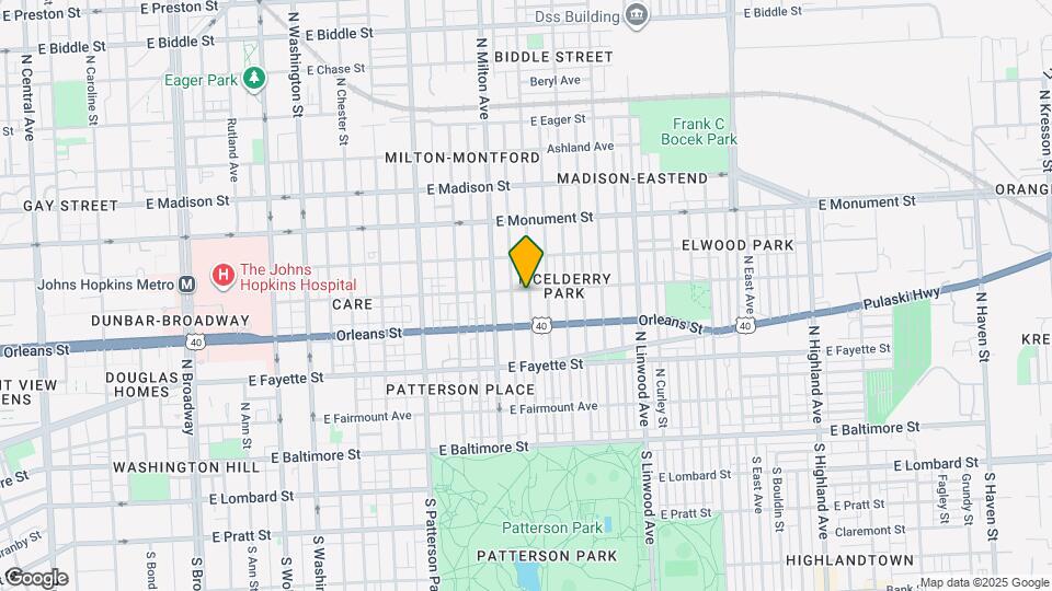 442 N Luzerne Ave Map and Location Details