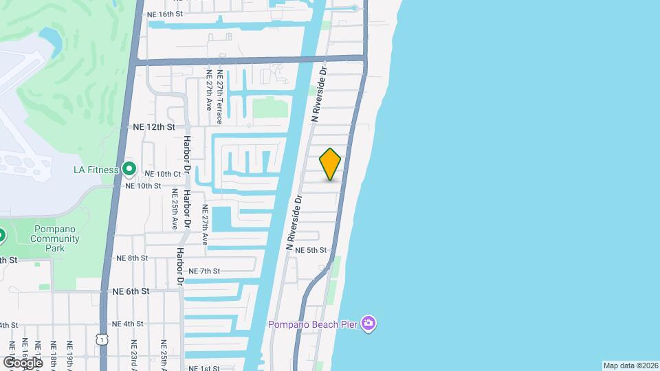 3220 NE 7th Pl Map and Location Details