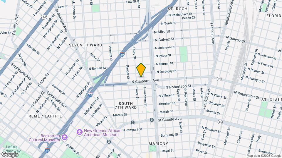 1610 Frenchmen St Map and Location Details