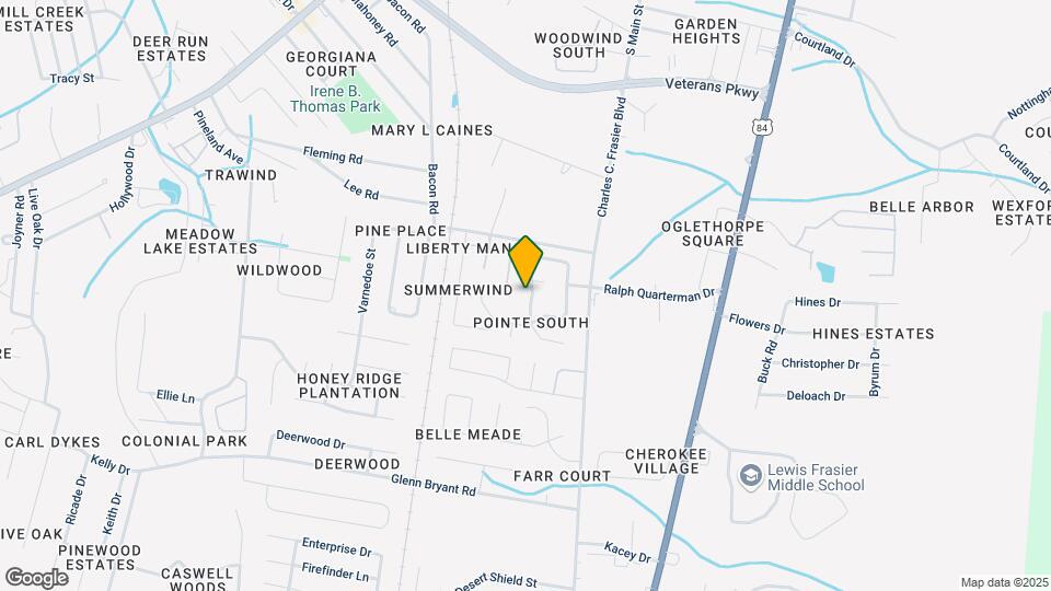 915 Greenbriar Rd Map and Location Details