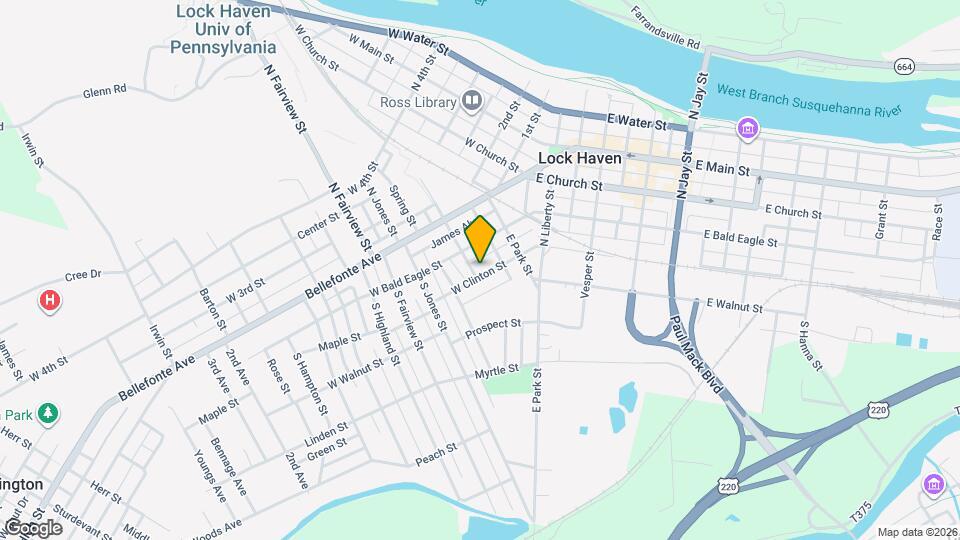 225 W Clinton St, Unit 1 Map and Location Details