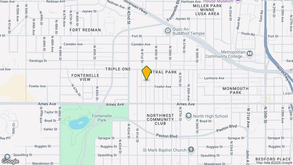 4707 N 40th Ave Map and Location Details