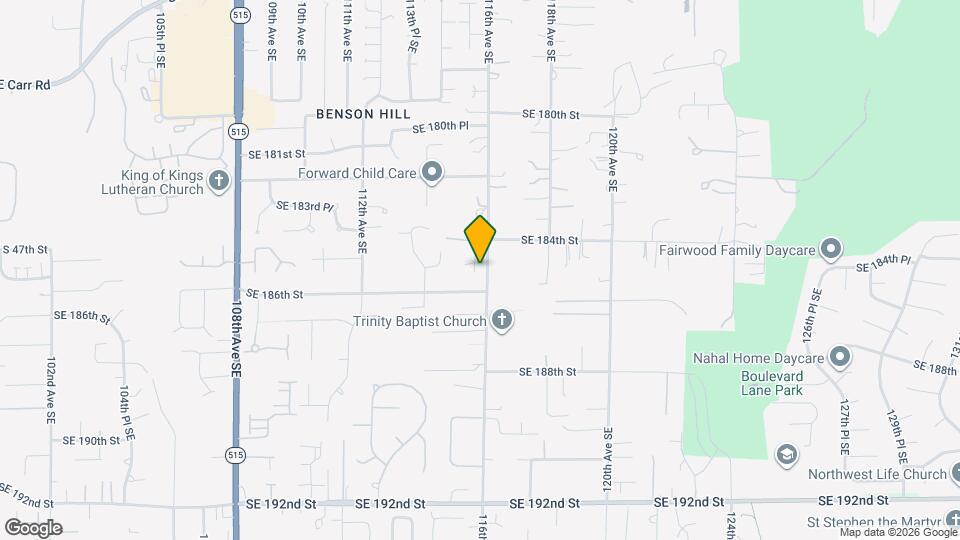 18568 115th Pl SE Map and Location Details