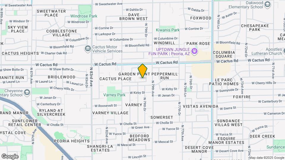 7934 W Laurel Ln Mapa y Detalles de la Ubicación