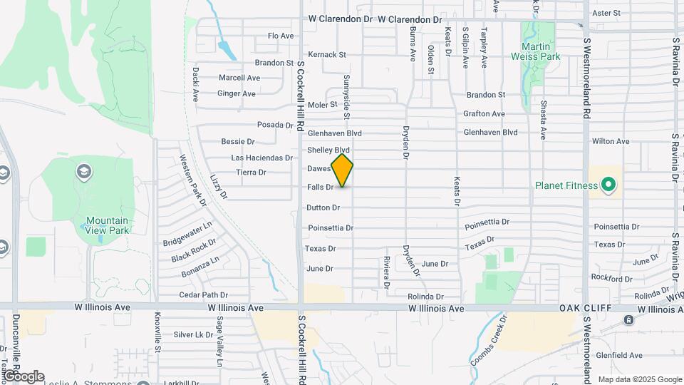 4214 Falls Dr Map and Location Details