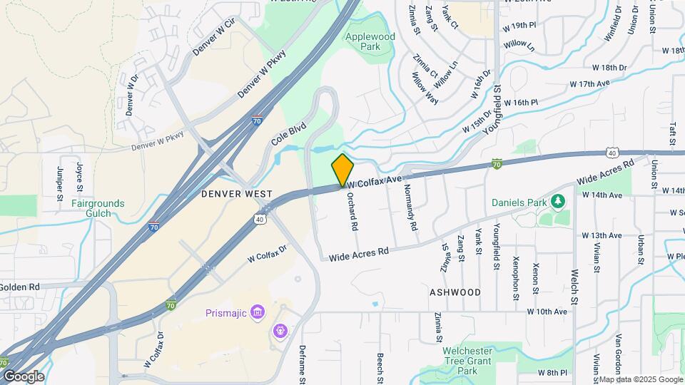 1395 Orchard Rd Map and Location Details