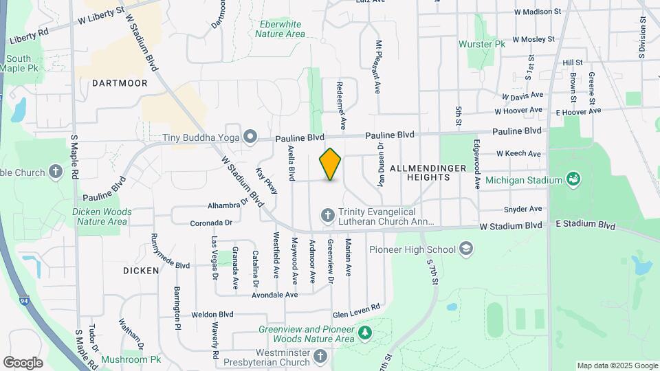 1237 Meadowbrook Ave Mapa y Detalles de la Ubicación