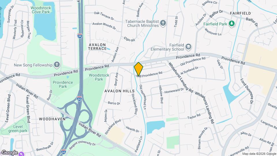 901 Old Homestead Ln, Unit Apt B Map and Location Details