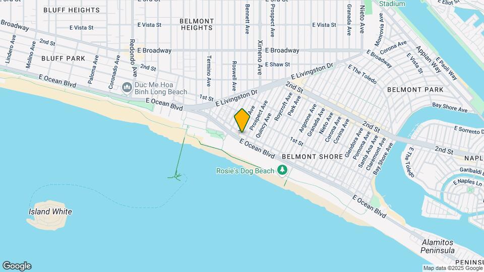 4401-4411 E Ocean Blvd Mapa y Detalles de la Ubicación