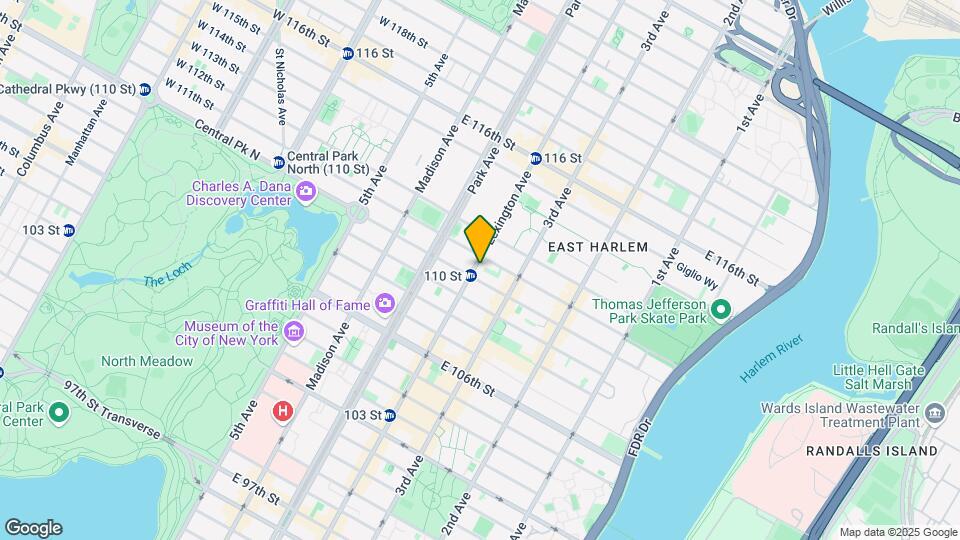 1781 Lexington Ave Mapa y Detalles de la Ubicación