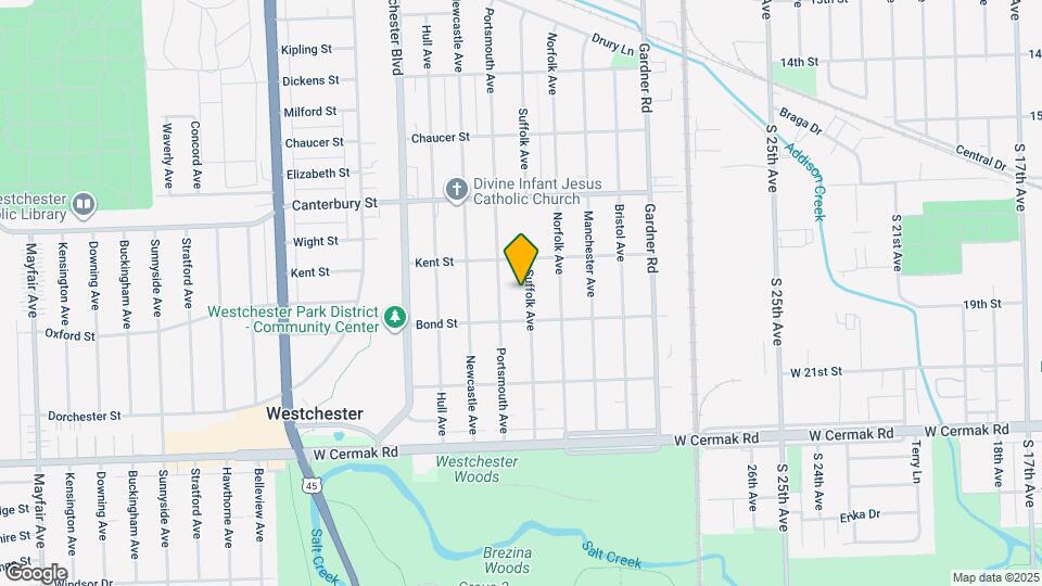 1832 Suffolk Ave Map and Location Details