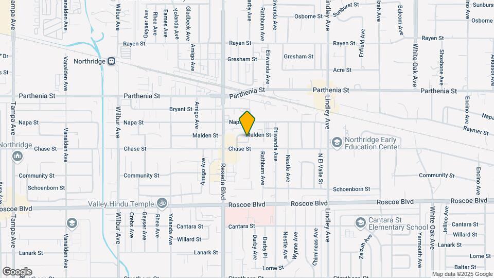 18400 Malden Street Apartments Map and Location Details