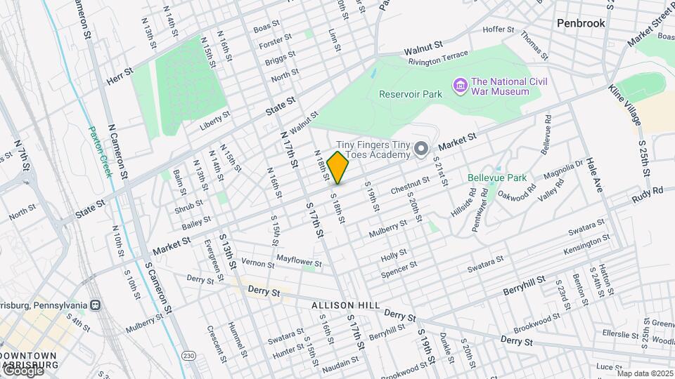 1807 Market St Mapa y Detalles de la Ubicación