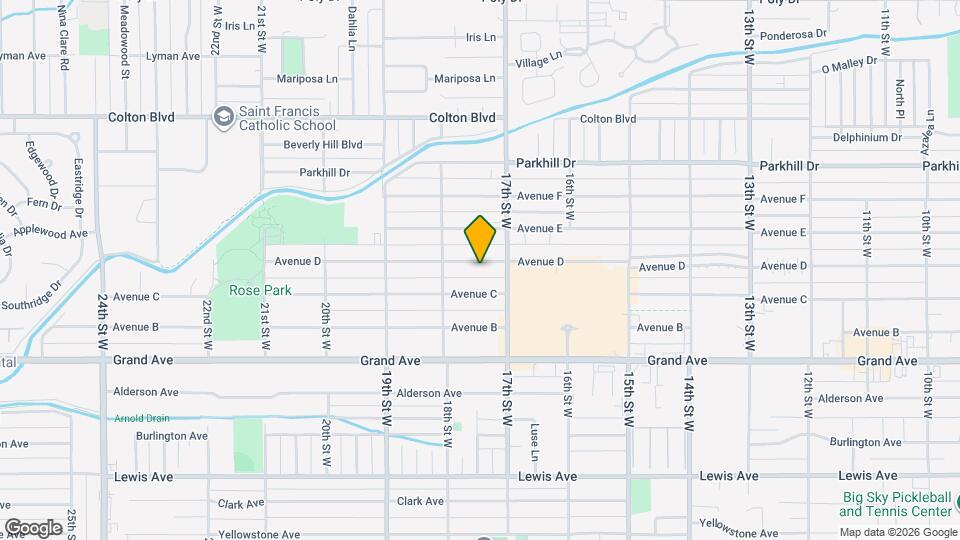 1718 Avenue D Map and Location Details