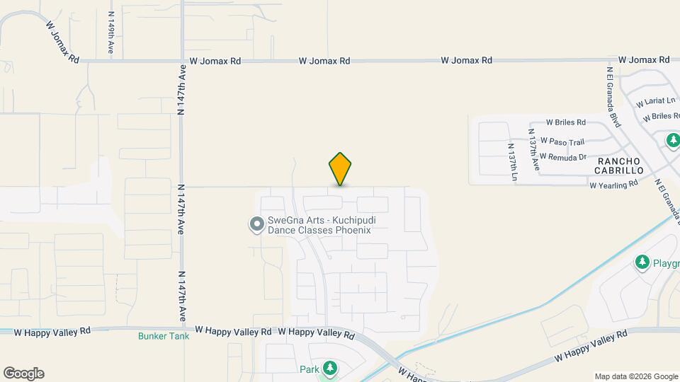 14204 West Honeysuckle Dr Map and Location Details