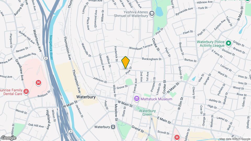 133 Hillside Ave Map and Location Details