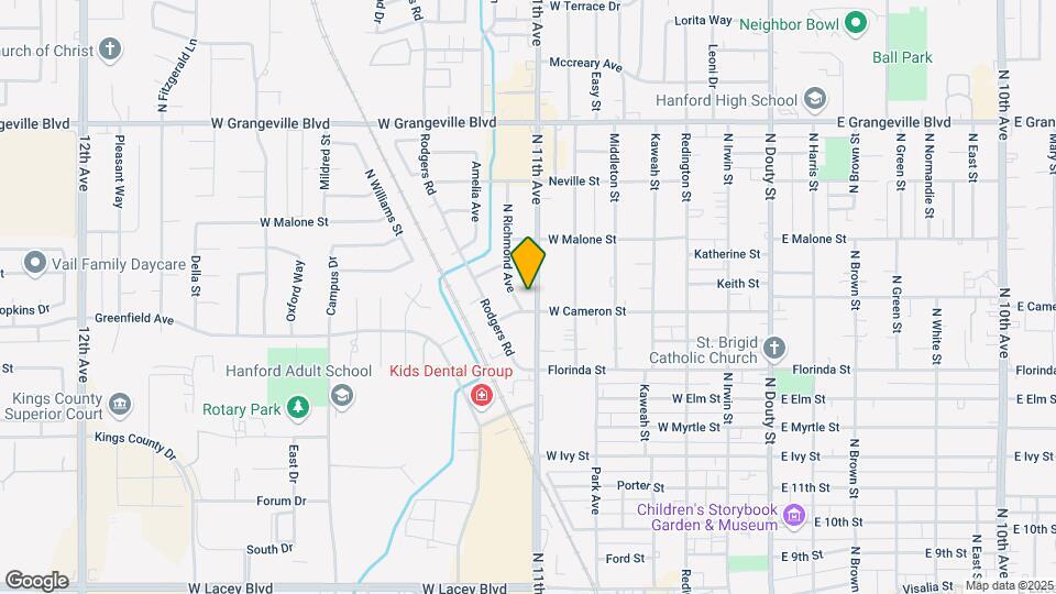 1204 N 11th Ave Map and Location Details