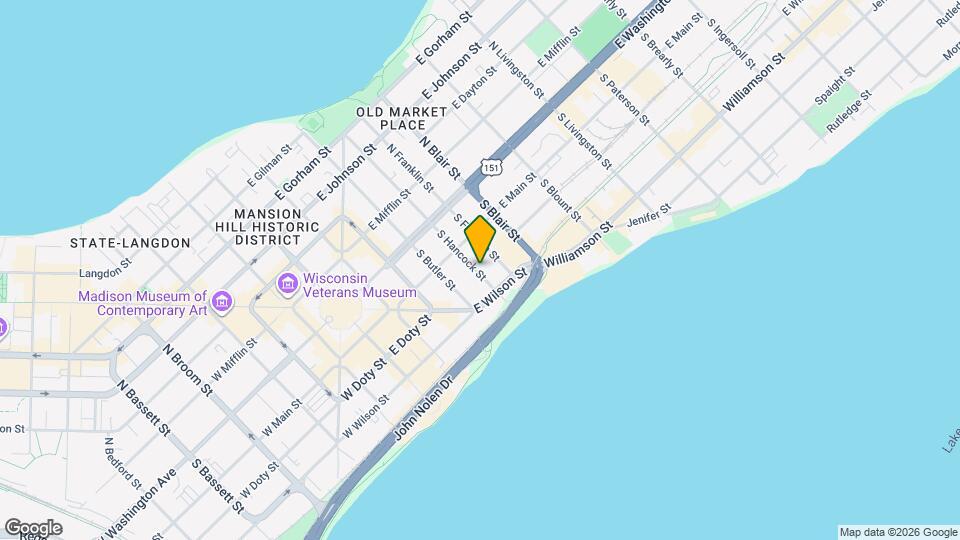 127-129 S Hancock St Mapa y Detalles de la Ubicación