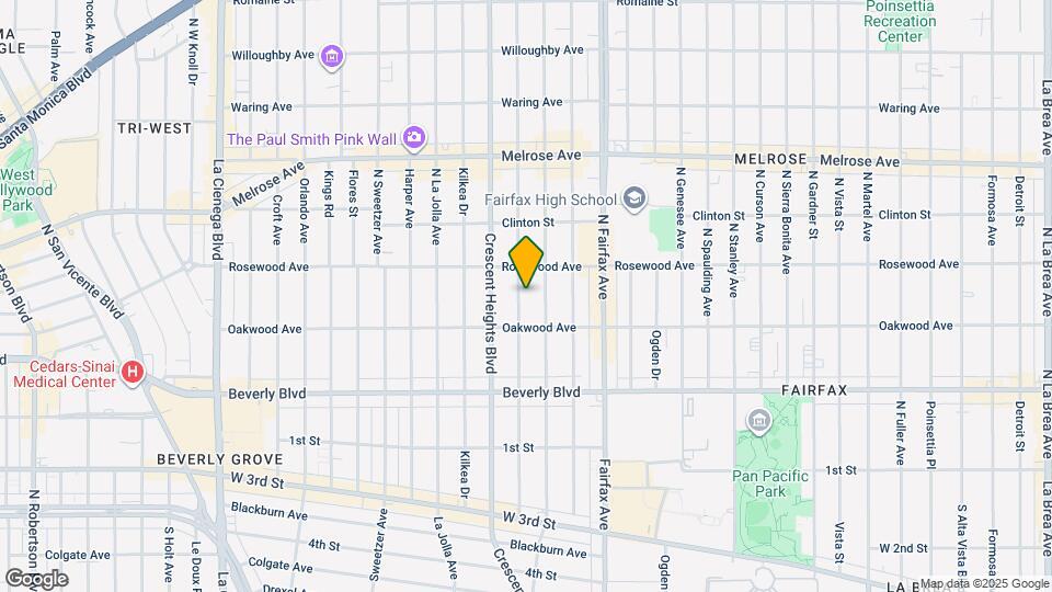 434 Laurel Ave Map and Location Details