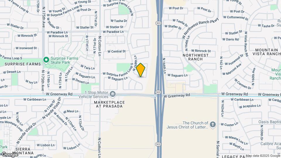 16823 W Ocotillo St Map and Location Details