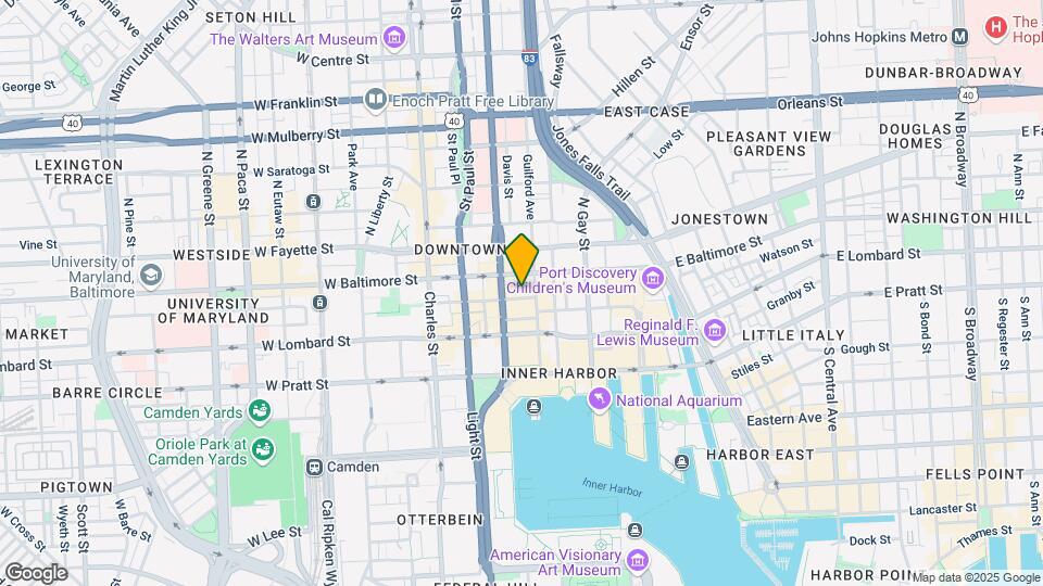 208-210 E Redwood St Map and Location Details