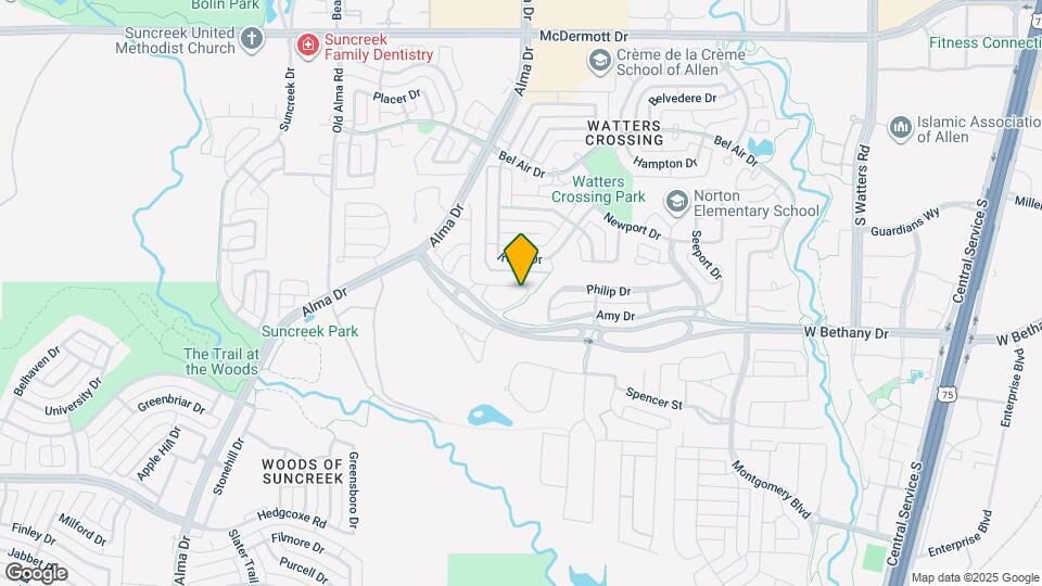 1303 Bailey Ln Map and Location Details