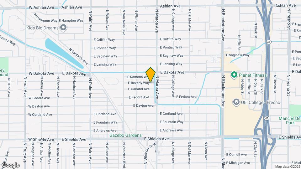 830 E Beverly Way Map and Location Details