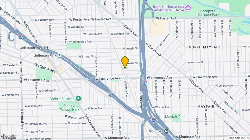 4904 W Gunnison St Map and Location Details